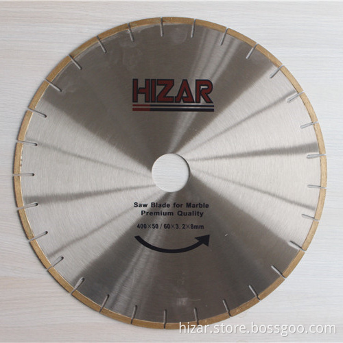 HIZAR Diamond Saw Blade for Granite and Marble - 400mm Wet Cutting Blade